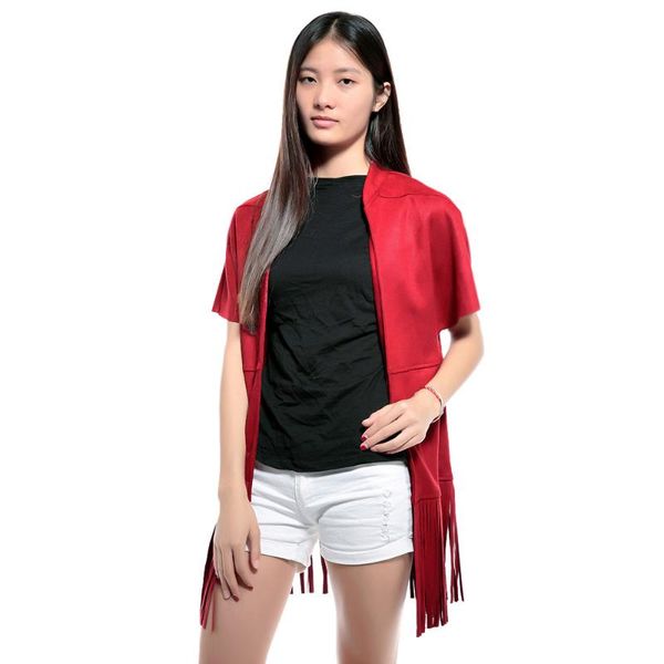fashion jacket women loose kimono coat tassel decorate short sleeve outerwear lady fringed spring coat oat cardigan on sale, Black;brown
fashion jacket women loose kimono coat tassel decorate short sleeve outerwear lady fringed spring coat oat cardigan on sale, Black;brown