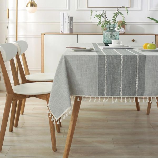 table cloth modern simple style stripe printed 100%polyester tassels tablecloth
table cloth modern simple style stripe printed 100%polyester tassels tablecloth