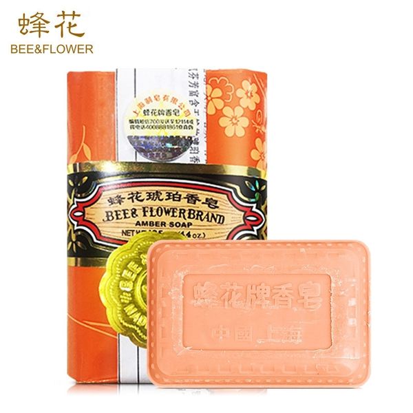 Bee flower amber 125g clean lubrication skin fragrance old domestic Shanghai brand bath soap
Bee flower amber 125g clean lubrication skin fragrance old domestic Shanghai brand bath soap
