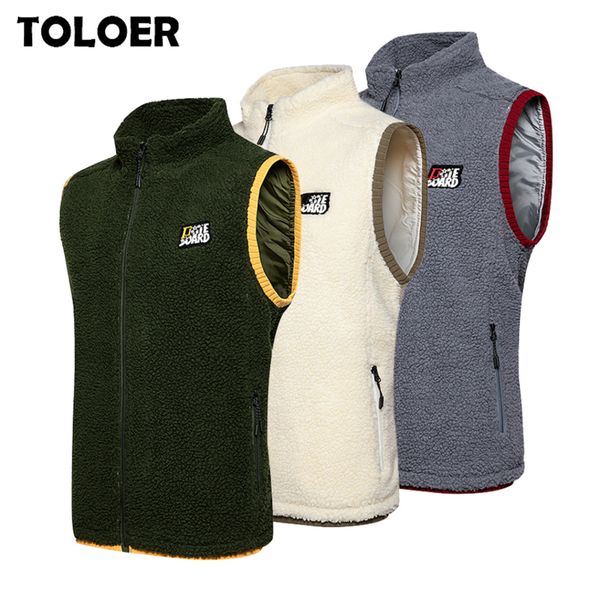 men's zipper polar vt, warm casual svels et, outdoor mountaineering, hiking, autumn and winter, Black;white
men's zipper polar vt, warm casual svels et, outdoor mountaineering, hiking, autumn and winter, Black;white