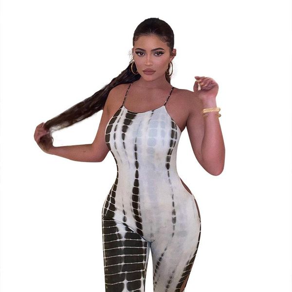 summer sling bodycon jumpsuit printed women rompers sleeveless hollow out backless sportswear hip lift casual trousers women's jumpsuit, Black;white
summer sling bodycon jumpsuit printed women rompers sleeveless hollow out backless sportswear hip lift casual trousers women's jumpsuit, Black;white