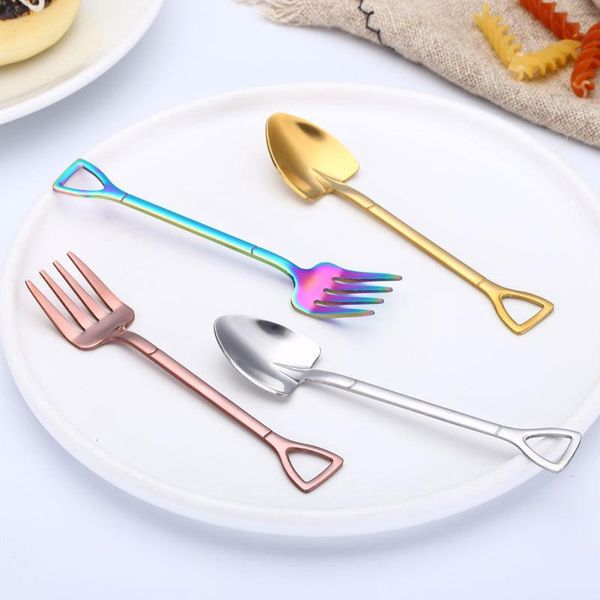 spoons creative dessert spoon stainless steel coffee mixing children's fruit fork ice cream scoop cake
spoons creative dessert spoon stainless steel coffee mixing children's fruit fork ice cream scoop cake