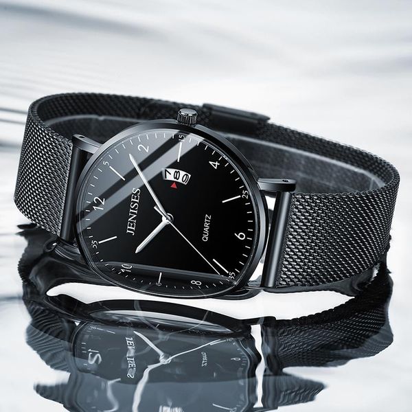 wristwatches 2021 ultra slim men's watch steel mesh waterproof quartz wristwatch simple black business man relogio masculino, Slivery;brown
wristwatches 2021 ultra slim men's watch steel mesh waterproof quartz wristwatch simple black business man relogio masculino, Slivery;brown