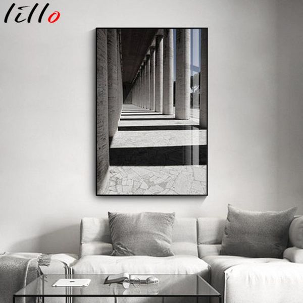paintings gray space extension decorative painting abstraction modern building on canvas endless corridor posters
paintings gray space extension decorative painting abstraction modern building on canvas endless corridor posters