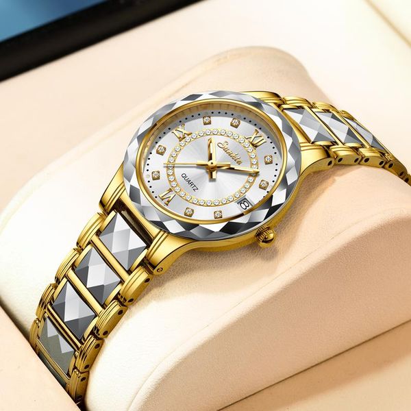wristwatches lige women quartz watch brand sunkta luxury tungsten steel waterproof clocks ladies watches diamond relogio feminino lover gift, Slivery;brown
wristwatches lige women quartz watch brand sunkta luxury tungsten steel waterproof clocks ladies watches diamond relogio feminino lover gift, Slivery;brown