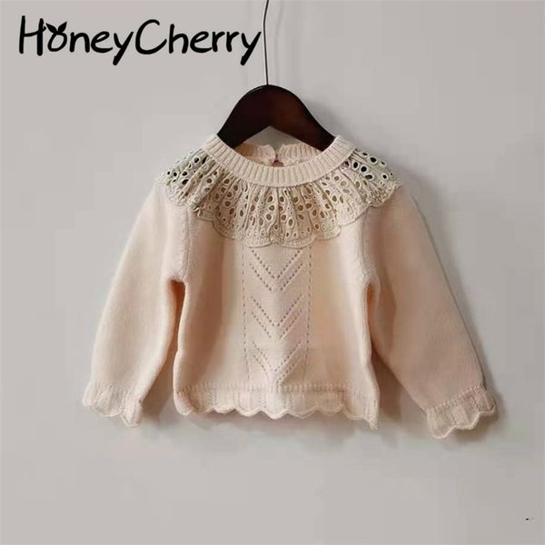 autumn and winter girls' hollow knitted lace sweater warm children's all-match base baby girl 210702, Blue
autumn and winter girls' hollow knitted lace sweater warm children's all-match base baby girl 210702, Blue