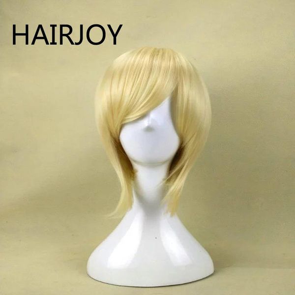 synthetic wigs hairjoy hair short straight cosplay wig purple blue blonde green brown 15 colors available, Black
synthetic wigs hairjoy hair short straight cosplay wig purple blue blonde green brown 15 colors available, Black