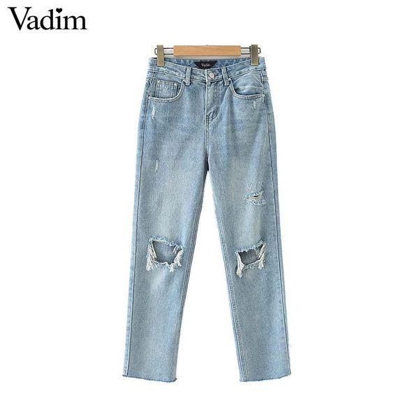 women's jeans vadim women vintage denim zipper holes design stylish female chic retro full length trousers long pantalones kb118, Blue
women's jeans vadim women vintage denim zipper holes design stylish female chic retro full length trousers long pantalones kb118, Blue