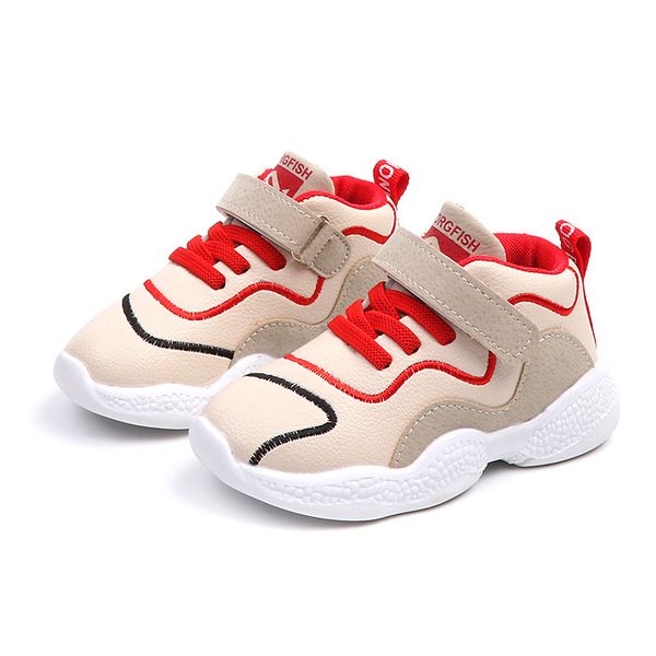 kids shoes color matching childrens tennis breathable sport shoes fashion footwear girls boys sneakers, Black;red
kids shoes color matching childrens tennis breathable sport shoes fashion footwear girls boys sneakers, Black;red