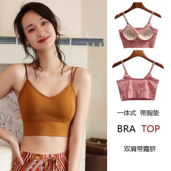 camisoles & tanks women's tube underwear in summer with a base chest pad can be worn outside anti-glare beauty back wrapped, Black;white
camisoles & tanks women's tube underwear in summer with a base chest pad can be worn outside anti-glare beauty back wrapped, Black;white