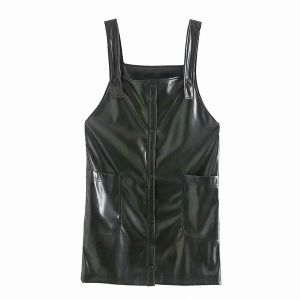 black faux new leather mini women 2021 fall vintage sleeveless spaghetti strap dress woman streetwear casual dresses 6au9 auak, Black;gray
black faux new leather mini women 2021 fall vintage sleeveless spaghetti strap dress woman streetwear casual dresses 6au9 auak, Black;gray