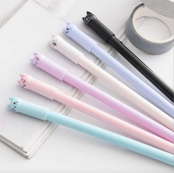 kawaii cat gel pen set 0.38mm creative cute animal black ink pens kids gift school office writing supplies stationery
kawaii cat gel pen set 0.38mm creative cute animal black ink pens kids gift school office writing supplies stationery