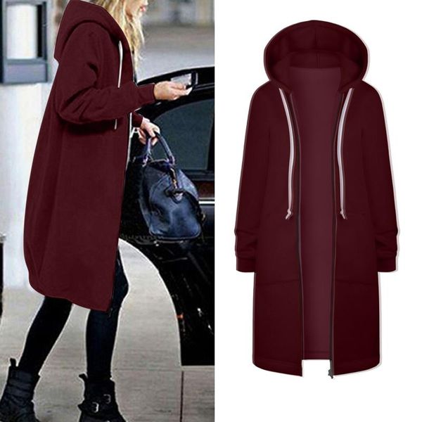 women's vests lady solid color long sleeve casual hooded sweatshirt coat zipper outwear plus size women jacket autumn clothes #t1g, Black;white
women's vests lady solid color long sleeve casual hooded sweatshirt coat zipper outwear plus size women jacket autumn clothes #t1g, Black;white