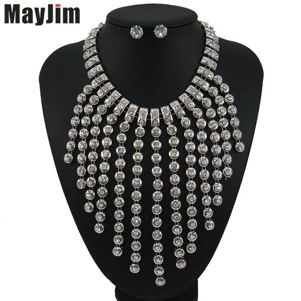 earrings & necklace mayjim 2021 rhinestone jewelry sets luxury sequins tassel and earring for women antique wedding, Silver
earrings & necklace mayjim 2021 rhinestone jewelry sets luxury sequins tassel and earring for women antique wedding, Silver