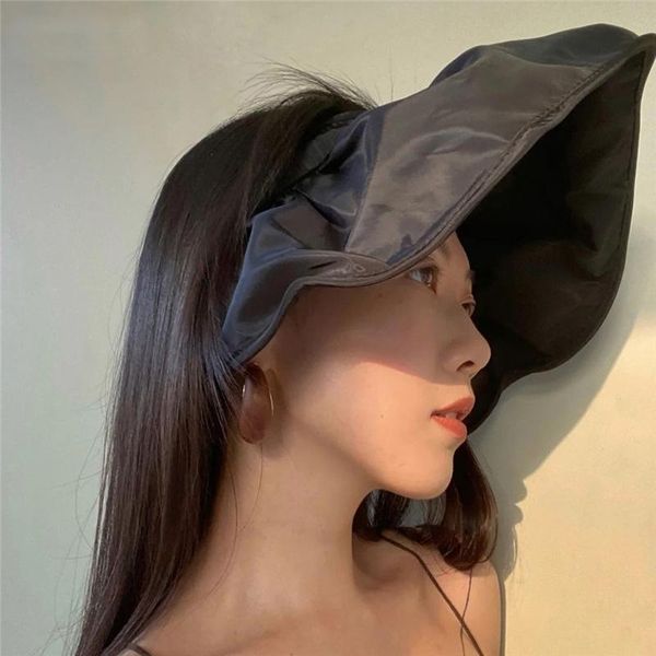 wide brim hats johnature casual shell empty adjustable summer fashion all games sun protector shade folding in the air ladies'cap, Blue;gray
wide brim hats johnature casual shell empty adjustable summer fashion all games sun protector shade folding in the air ladies'cap, Blue;gray