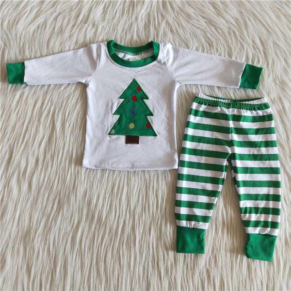 pajamas wholesale kid christmas outfit green long sleeve cotton embroidery tree sleepwear striped pants set baby boy clothes, Blue;red
pajamas wholesale kid christmas outfit green long sleeve cotton embroidery tree sleepwear striped pants set baby boy clothes, Blue;red