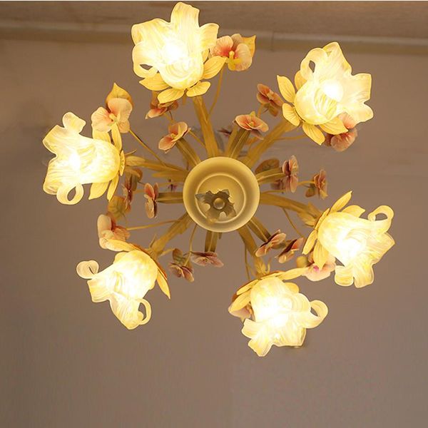 chandeliers modern home chandelier lamp dining room 6-arm e27 led candle stained flowers lustre glass lighting
chandeliers modern home chandelier lamp dining room 6-arm e27 led candle stained flowers lustre glass lighting