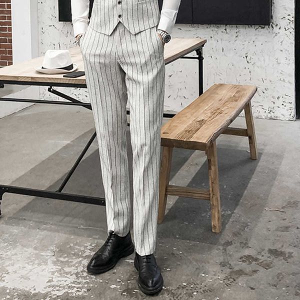 classic striped men business dress pants office social work suit pants men streetwear casual trousers plus size 29-38 210527, White;black
classic striped men business dress pants office social work suit pants men streetwear casual trousers plus size 29-38 210527, White;black