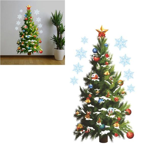 gift wrap 1 sheet of christmas wall sticker exquisite xmas tree snowflake decal removable mural window background decoration
gift wrap 1 sheet of christmas wall sticker exquisite xmas tree snowflake decal removable mural window background decoration