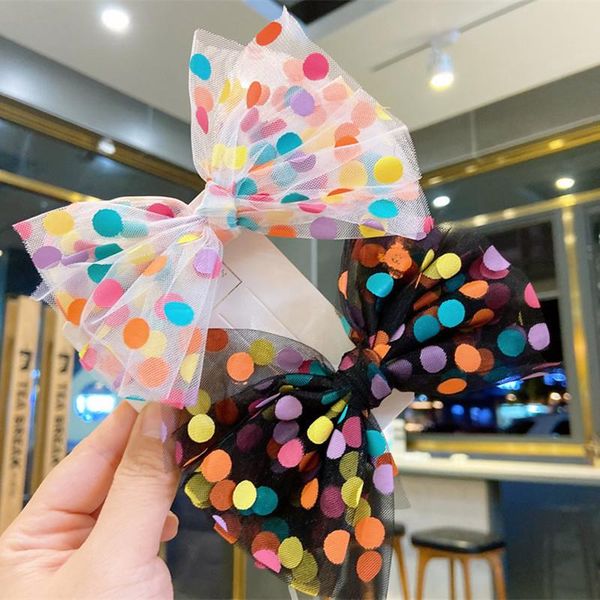 hair accessories korean simple colorful dot yarn large bow duckbill clip headdress for sweet girl children fashion hairpins, Slivery;white
hair accessories korean simple colorful dot yarn large bow duckbill clip headdress for sweet girl children fashion hairpins, Slivery;white