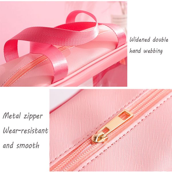 transparent pvc makeup bag travel organizer clear cosmetic bags beautician beauty case toiletry bag make up pouch wash bags
transparent pvc makeup bag travel organizer clear cosmetic bags beautician beauty case toiletry bag make up pouch wash bags