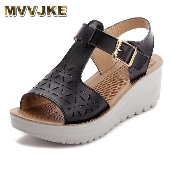 sandals mvvjke summer wedge shoes women casual flat thick bottom female hollow peep toe, Black
sandals mvvjke summer wedge shoes women casual flat thick bottom female hollow peep toe, Black
