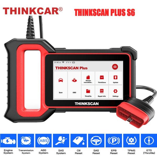 code readers & scan tools thinkcar thinkscan plus s6 obd2 scanner auto reader obd diagnostic tool eng at abs srs oil sas tmps epb automotive
code readers & scan tools thinkcar thinkscan plus s6 obd2 scanner auto reader obd diagnostic tool eng at abs srs oil sas tmps epb automotive