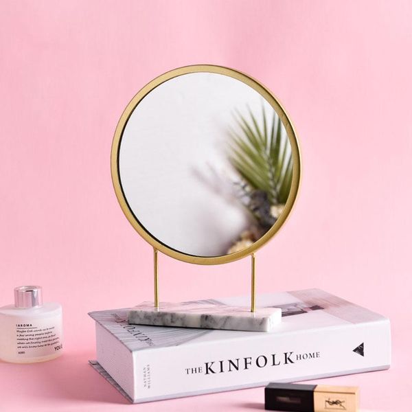 mirrors nordic luxury golden decorative round mirror bedroom desk room decoration makeup modern marble base accessories
mirrors nordic luxury golden decorative round mirror bedroom desk room decoration makeup modern marble base accessories