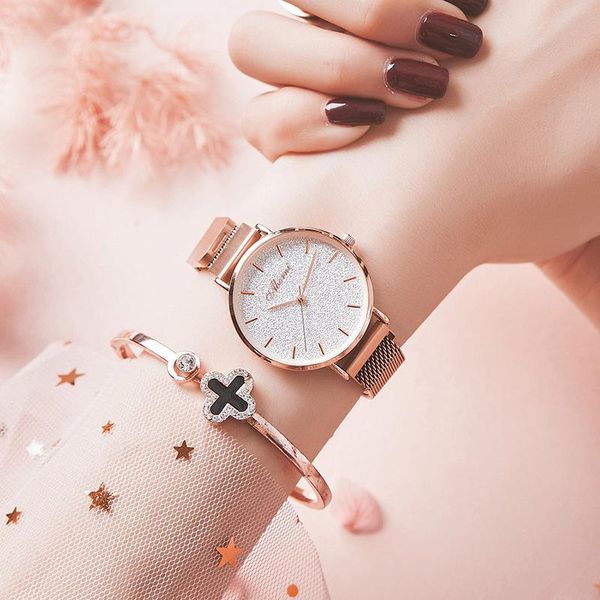wristwatches stars france watch ms. star magnetic with female college students korean version of the simple ins sen xi women's luxury, Slivery;brown
wristwatches stars france watch ms. star magnetic with female college students korean version of the simple ins sen xi women's luxury, Slivery;brown