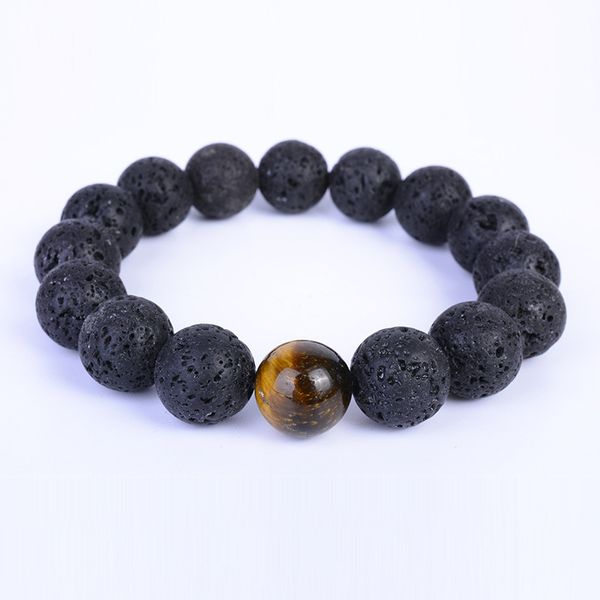 2022 new men volcano stone beads elastic bracelet 2022 gift beaded bracelets, Black
2022 new men volcano stone beads elastic bracelet 2022 gift beaded bracelets, Black