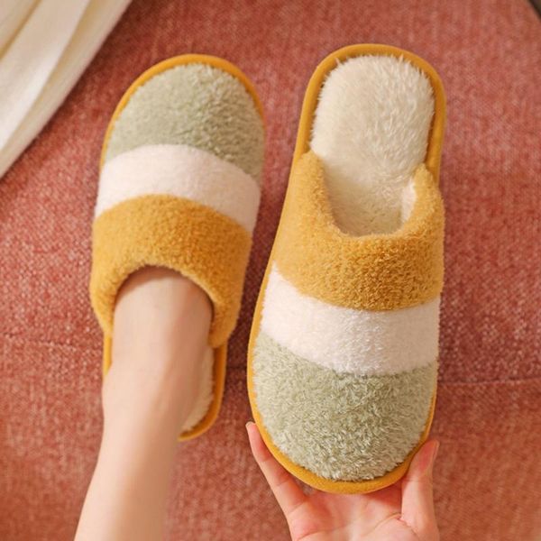 slippers winter women house warm home shoe plush couples non-slip floor soft indoor patchwork, Black
slippers winter women house warm home shoe plush couples non-slip floor soft indoor patchwork, Black