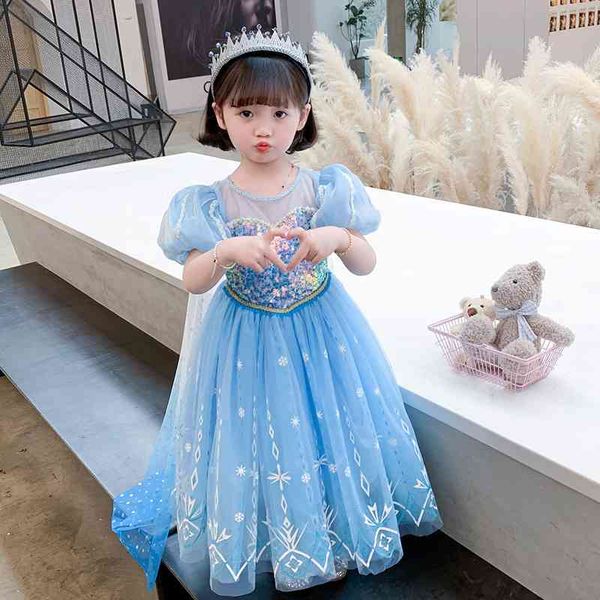 colorful short sleeve ice and snow qiyuan aisha summer girl princess fashion gauze skirt june 1 performance dress, White
colorful short sleeve ice and snow qiyuan aisha summer girl princess fashion gauze skirt june 1 performance dress, White