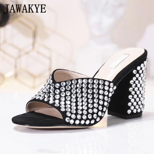 slippers rhinestone v collar designer chunky heels glitter sandals women black suede crystal summer party shoes woman
slippers rhinestone v collar designer chunky heels glitter sandals women black suede crystal summer party shoes woman