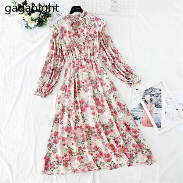 spring elegant slim flower print dresses o-neck bow chiffon basic robe korean stylish sweet students vestido 210601, White
spring elegant slim flower print dresses o-neck bow chiffon basic robe korean stylish sweet students vestido 210601, White