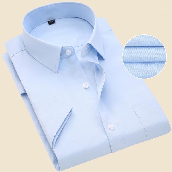 men's dress shirts brand mens short sleeve shirt 2021 summer plus size men business formal white blue male office clothes, White;black
men's dress shirts brand mens short sleeve shirt 2021 summer plus size men business formal white blue male office clothes, White;black