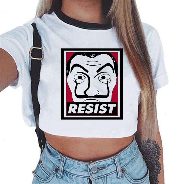money heist harajuku t shirts la hip hop paper harvest house tshirt fashion women's t-shirts 6556, White
money heist harajuku t shirts la hip hop paper harvest house tshirt fashion women's t-shirts 6556, White