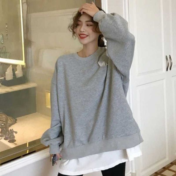 korean harajuku patchwork t shirts fake two pieces long sleeve casual t-shirt o-neck women tees 210601, White
korean harajuku patchwork t shirts fake two pieces long sleeve casual t-shirt o-neck women tees 210601, White