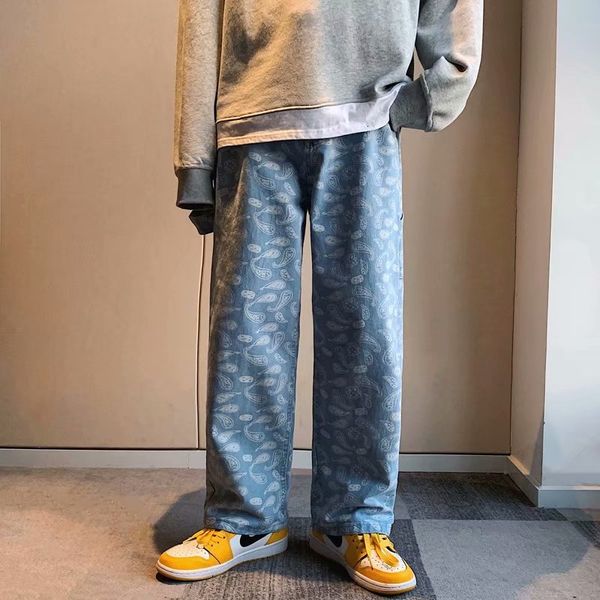 men's jeans cashew flower black jeans straight tube spring and autumn korean summer male fashion pants 3xl uml5, Blue
men's jeans cashew flower black jeans straight tube spring and autumn korean summer male fashion pants 3xl uml5, Blue