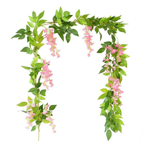 decorative flowers & wreaths 1pc artificial hanging ivy garland plants vine fake foliage flower wisteria home garden ceremony wedding arch d
decorative flowers & wreaths 1pc artificial hanging ivy garland plants vine fake foliage flower wisteria home garden ceremony wedding arch d