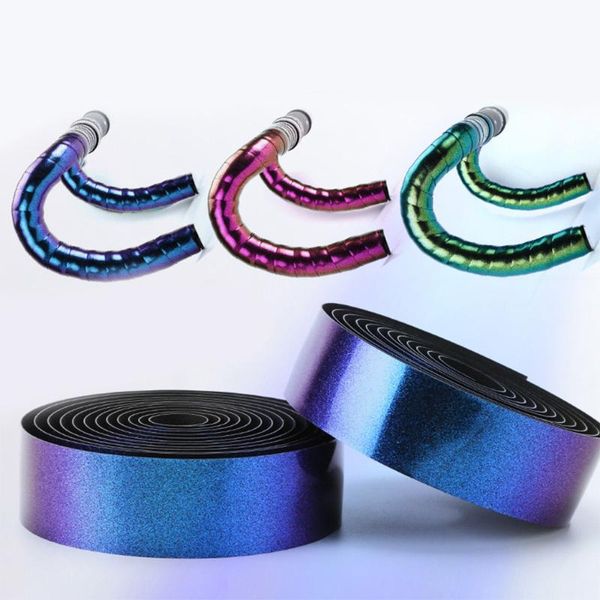 bike handlebars &components road handlebar strap bicycle aurora discoloration absorption anti-skid pu+eva curved handle winding grip t 
bike handlebars &components road handlebar strap bicycle aurora discoloration absorption anti-skid pu+eva curved handle winding grip t