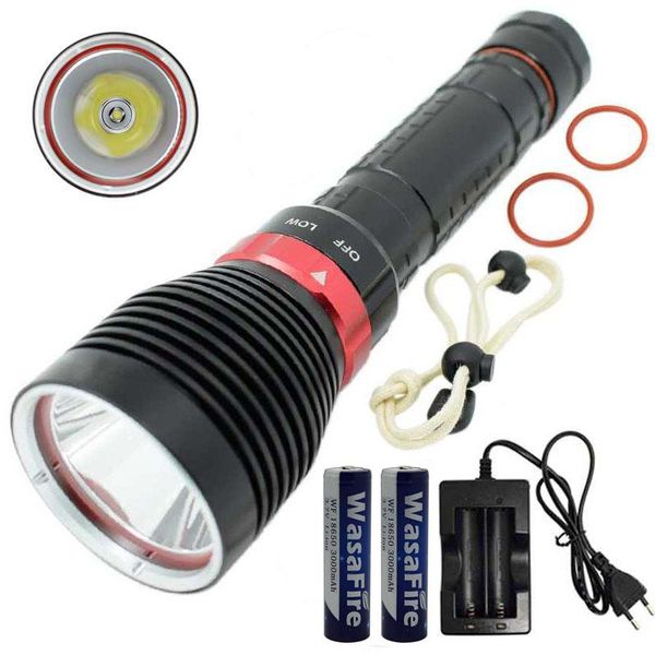 portable underwater dive torch light l2 3-mode led diving lantern waterproof hunting scuba with 18650 battery+charger
portable underwater dive torch light l2 3-mode led diving lantern waterproof hunting scuba with 18650 battery+charger