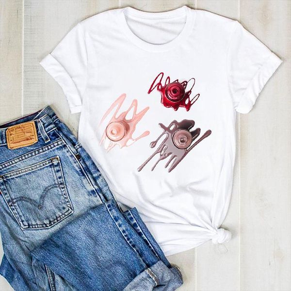 men and women lady fingernail 3d men and womens t shirt nail art trend style cute ladies summer tee female clothes graphic, White;black
men and women lady fingernail 3d men and womens t shirt nail art trend style cute ladies summer tee female clothes graphic, White;black