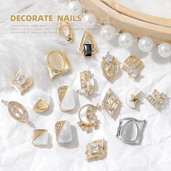 nail art decorations hnuix 1pieces 3d metal zircon jewelry japanese nails crystal manicure diamond charms, Silver;gold
nail art decorations hnuix 1pieces 3d metal zircon jewelry japanese nails crystal manicure diamond charms, Silver;gold