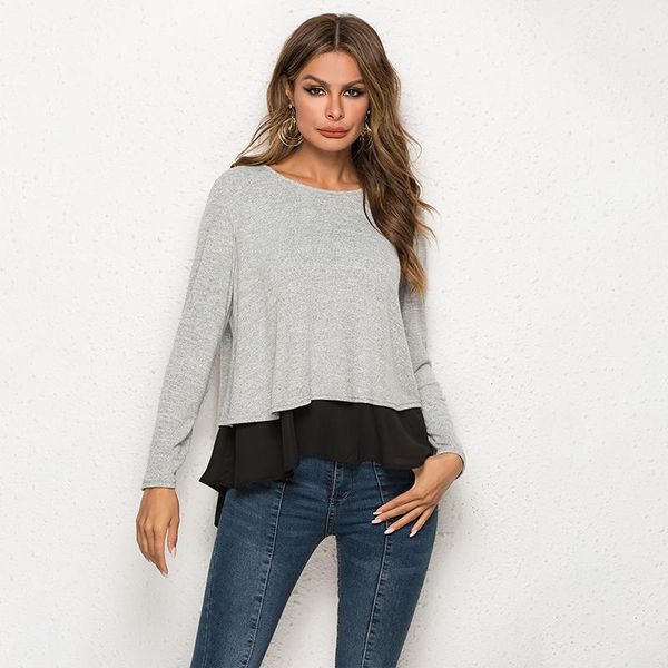womens fake 2 pieces blouse 2021 autumn long sleeve patchwork shirt ladies irregular casual blusas chemise plus size women's blouses &, White
womens fake 2 pieces blouse 2021 autumn long sleeve patchwork shirt ladies irregular casual blusas chemise plus size women's blouses &, White