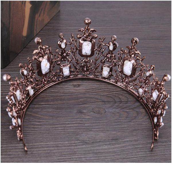 vintage bridal wedding crown hair accessories baroque rhinestones pearl crystal crown headdress princess crown wedding h qylwfq, Silver
vintage bridal wedding crown hair accessories baroque rhinestones pearl crystal crown headdress princess crown wedding h qylwfq, Silver