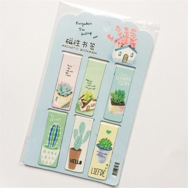 bookmark 6pcs cartoon cactus magnetic bookmarks kawaii stationery creative book labels paper page clips school office supplies
bookmark 6pcs cartoon cactus magnetic bookmarks kawaii stationery creative book labels paper page clips school office supplies