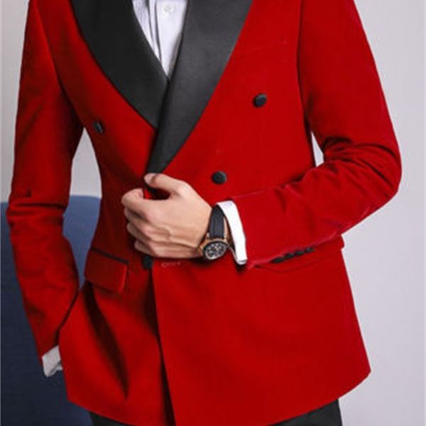men's suits & blazers trespassed high-lapel suit from men with custom velvet wedding party dressed in red jacket+ black pants 2w4e, White;black
men's suits & blazers trespassed high-lapel suit from men with custom velvet wedding party dressed in red jacket+ black pants 2w4e, White;black