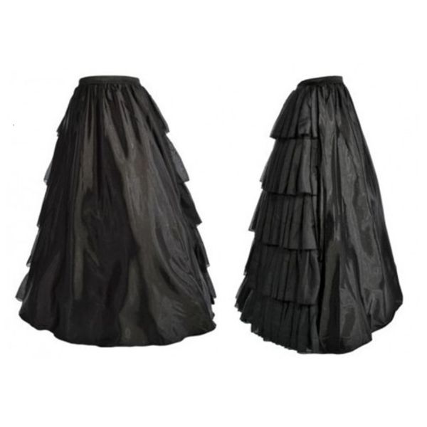 women gothic lolita multi-layers ruffles long black skirt elastic high waist prom corset matching skirt for christmas halloween party
women gothic lolita multi-layers ruffles long black skirt elastic high waist prom corset matching skirt for christmas halloween party