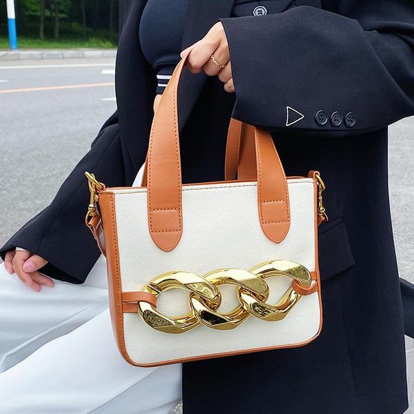 evening bags contrast color small tote bag 2021 summer high-quality canvas women's designer handbag shoulder messenger
evening bags contrast color small tote bag 2021 summer high-quality canvas women's designer handbag shoulder messenger