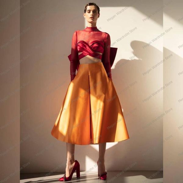 skirts high street style orange satin a-line long women elegant mid-calf length casual skirt zipper waist faldas die röcke, Black
skirts high street style orange satin a-line long women elegant mid-calf length casual skirt zipper waist faldas die röcke, Black